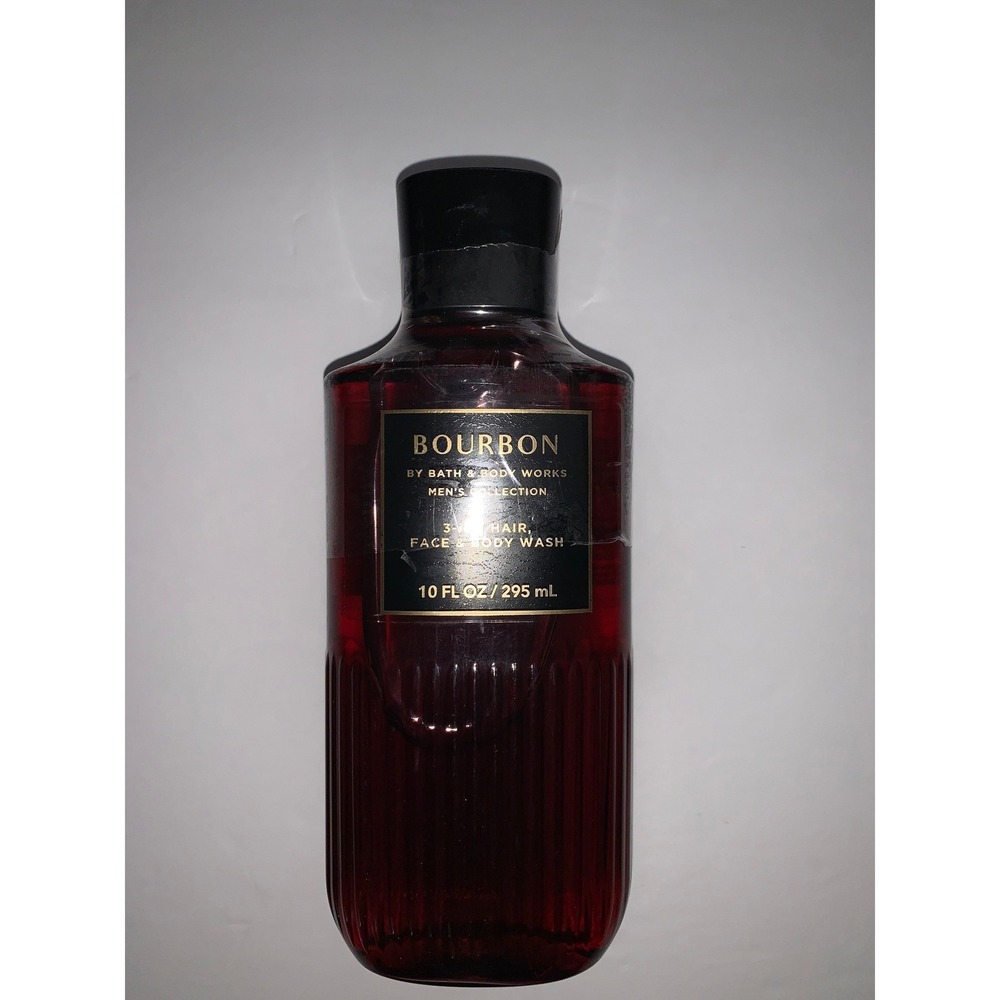 Bath and Body Works Bourbon 3 in 1 Hair Face and‎ Body Wash Men's 10 oz